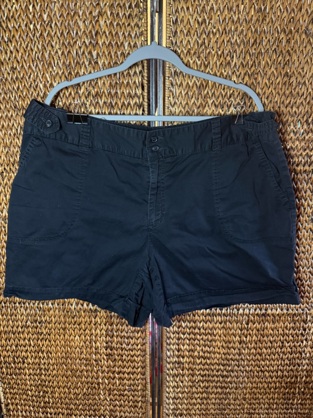 St. John's Bay Stretch Women's Casual Shorts - Black